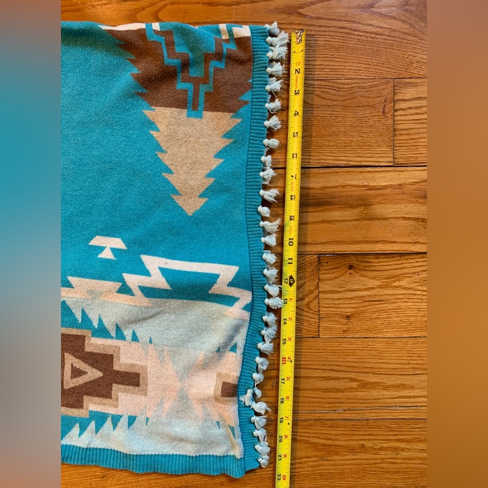Tasha Polizzi Turquoise Thunderbird Poncho - Picture 4 of 6